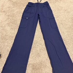 QBK 4-way Stretch Navy Blue Straight Leg Scrub Pant